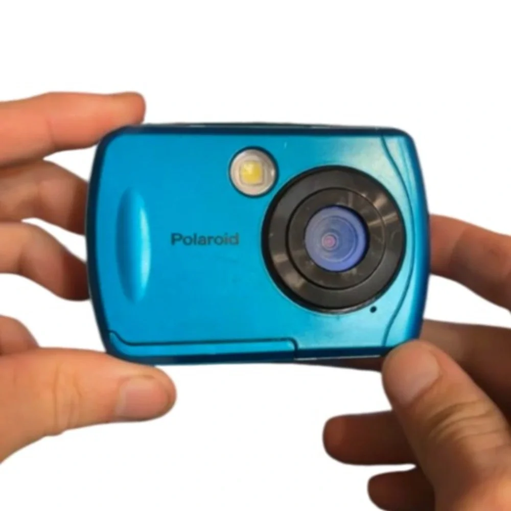 Polaroid IS048 Instant Sharing 16‎ MP Digital Handheld Blue Camera w/SD, TESTED!